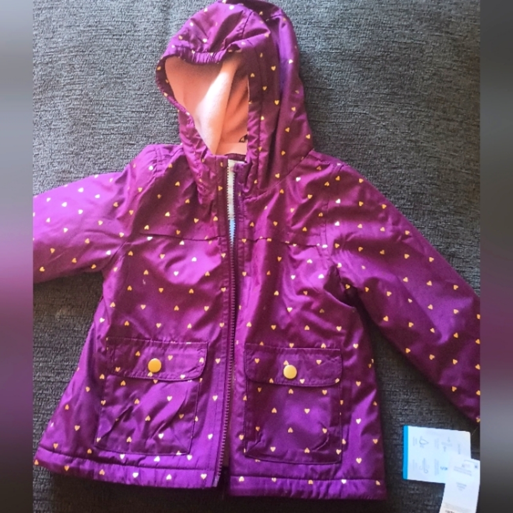 Carter's toddler girl rain coat (size 3T)